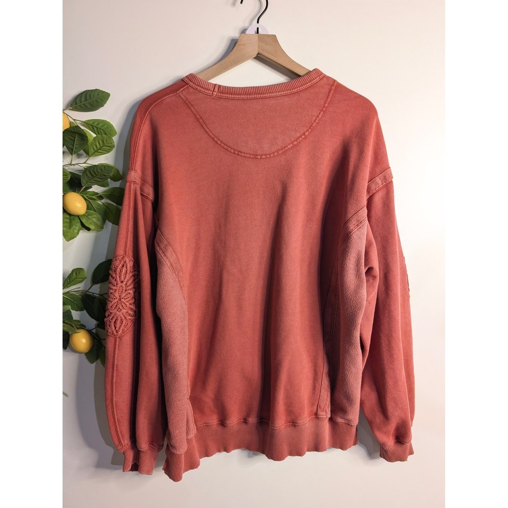 Aerie Rust Crew Neck Sz S - Picture 3 of 3